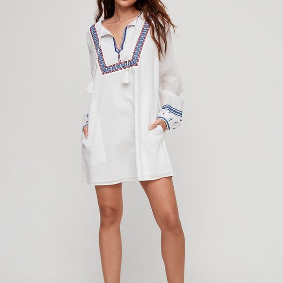 Aritzia Sunday Best Elendra Dress in Navy Blue M - Picture 1 of 8